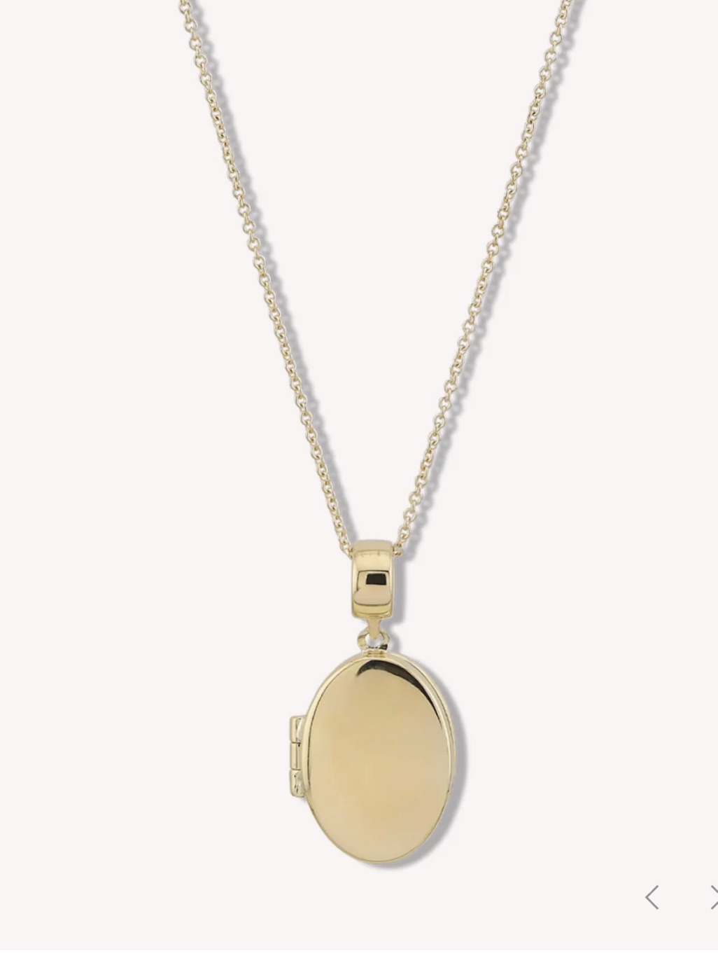 Stone And Strand 14k Yellow Gold Locket Precious Moments Necklace — image 7 of 8